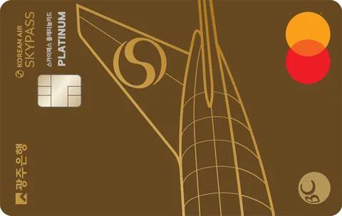 [광주] 대한항공 SKYPASS 카드(플래티늄형) 카드 이미지