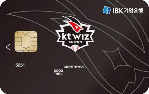 [IBK기업은행] 참! 좋은 kt wiz카드(신용) 카드 이미지