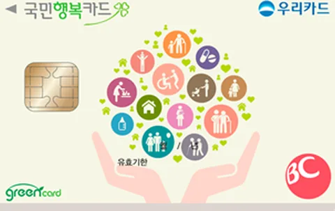 [우리] 국민행복카드(신용) 카드 이미지