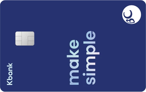 케이뱅크 SIMPLE 카드 카드 이미지