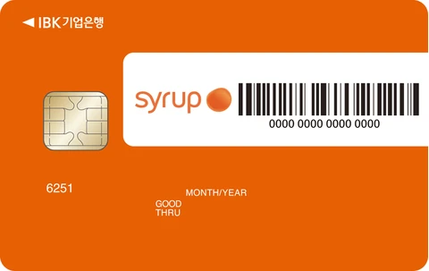 IBK-Syrup카드[신용] 카드 이미지