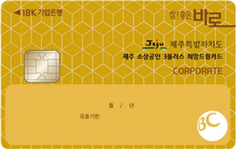 소상공인 비즈플러스카드 카드 이미지