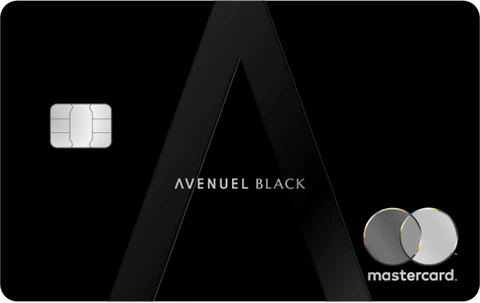 롯데백화점 AVENUEL BLACK 카드 카드 이미지