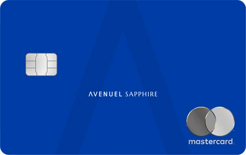 롯데백화점 AVENUEL SAPPHIRE 롯데카드 카드 이미지