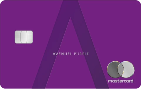 롯데백화점 AVENUEL PURPLE 카드 카드 이미지