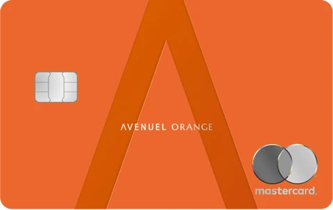 롯데백화점 AVENUEL ORANGE 카드 카드 이미지