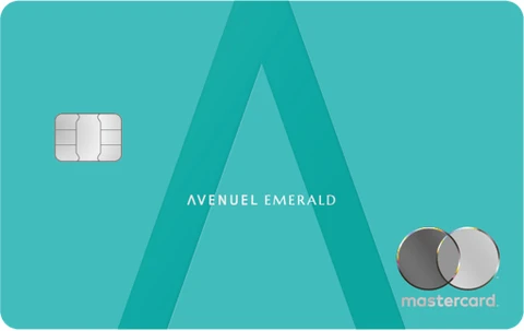 롯데백화점 AVENUEL EMERALD 카드 카드 이미지