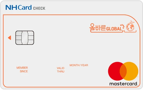 올바른GLOBAL체크카드 카드 이미지