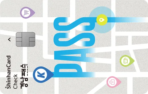 K-패스 신한카드(경남패스) 체크 카드 이미지