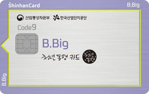 청년동행 신한카드 B.Big(삑) 카드 이미지