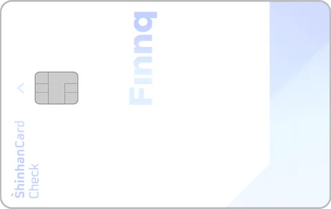 신한카드 Finnq 체크 카드 이미지