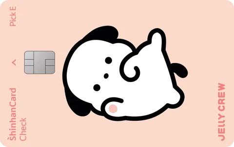 신한카드 Pick E 체크(깨댕이) 카드 이미지