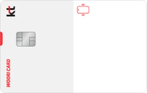 KT Plus 우리카드 카드 이미지